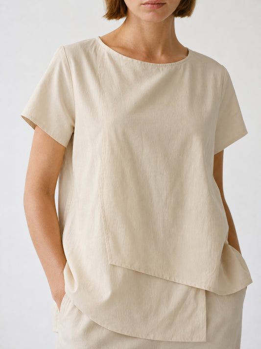 Camiseta Estrella Asimétrica