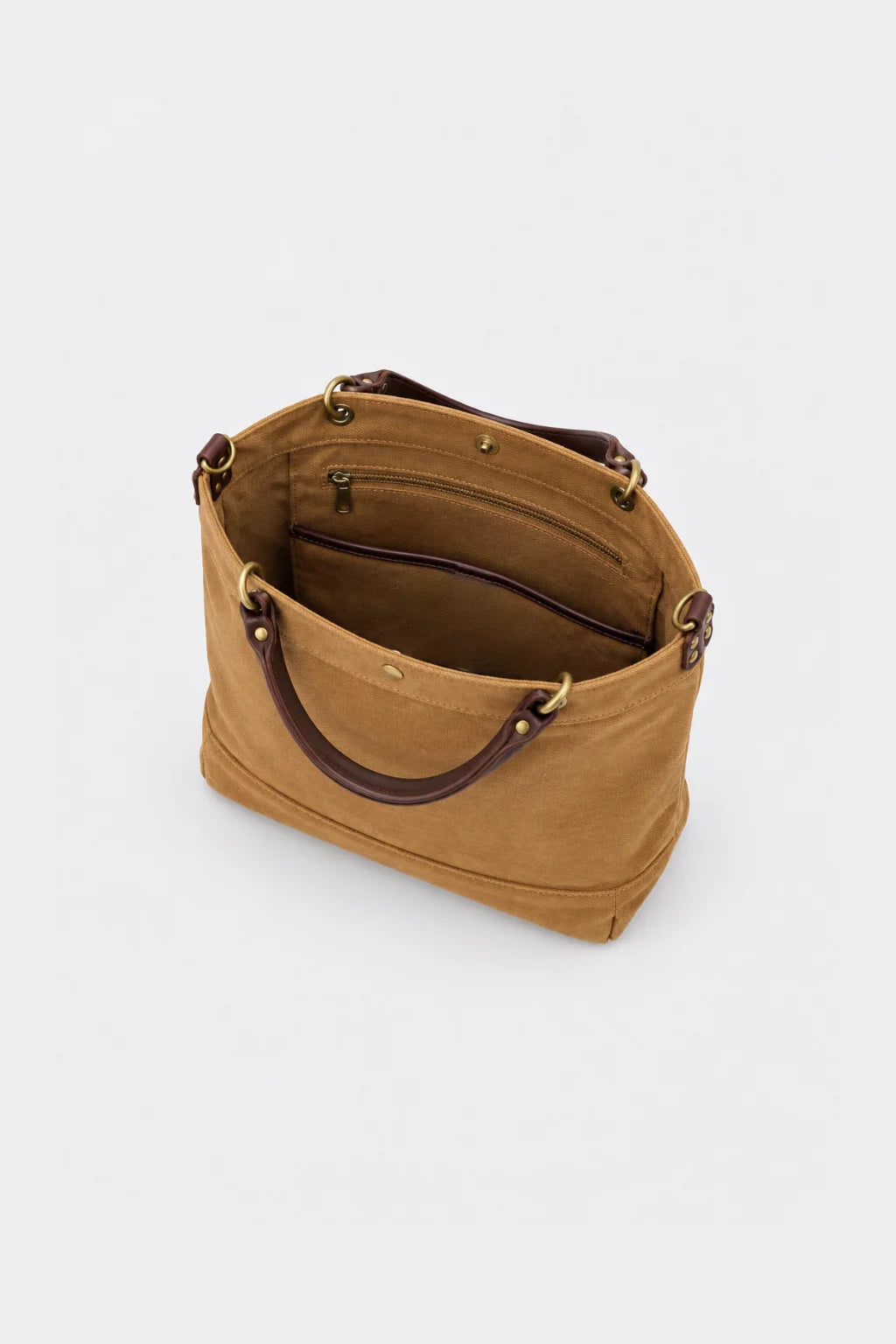 Bolso Tote Piel Loneta