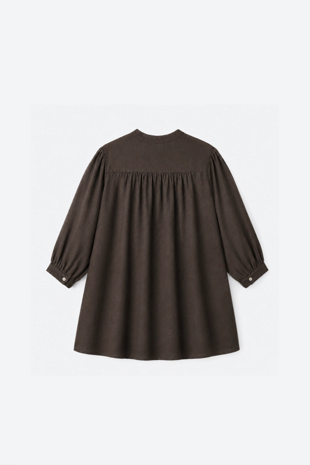 Vestido Lino Manga Larga