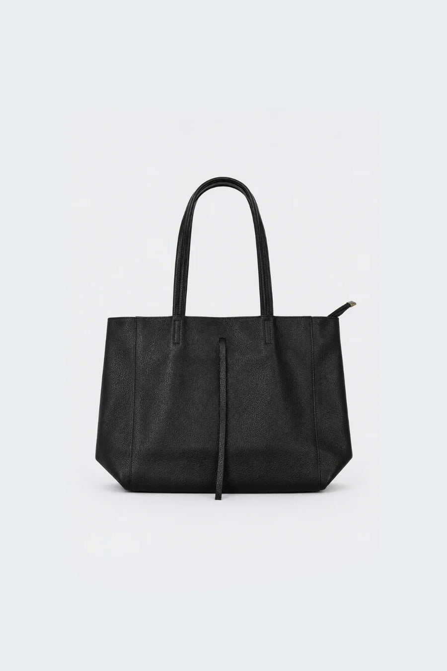 Smooth Leather Bag - Negro