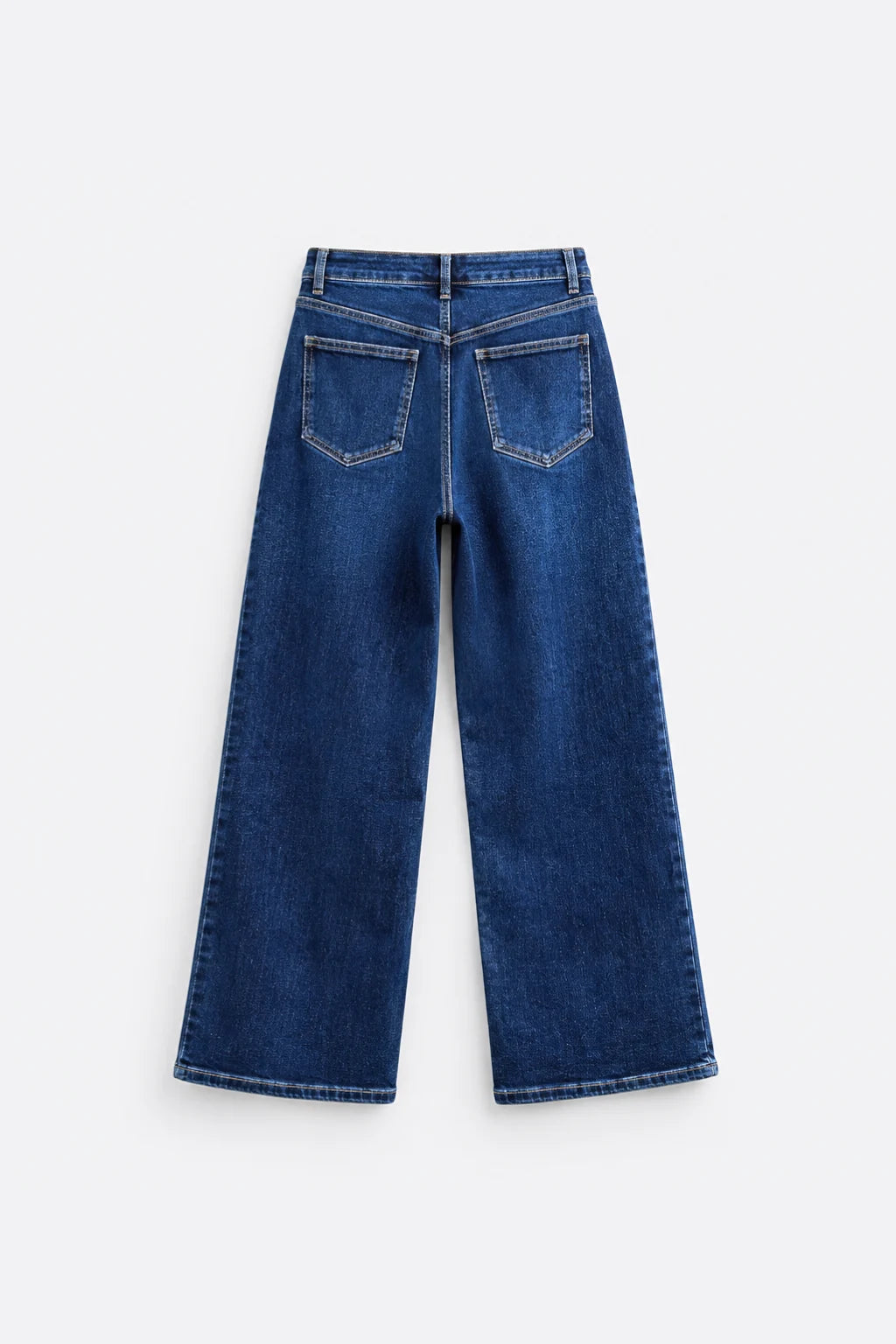 High-Waisted Straight-Leg Trousers