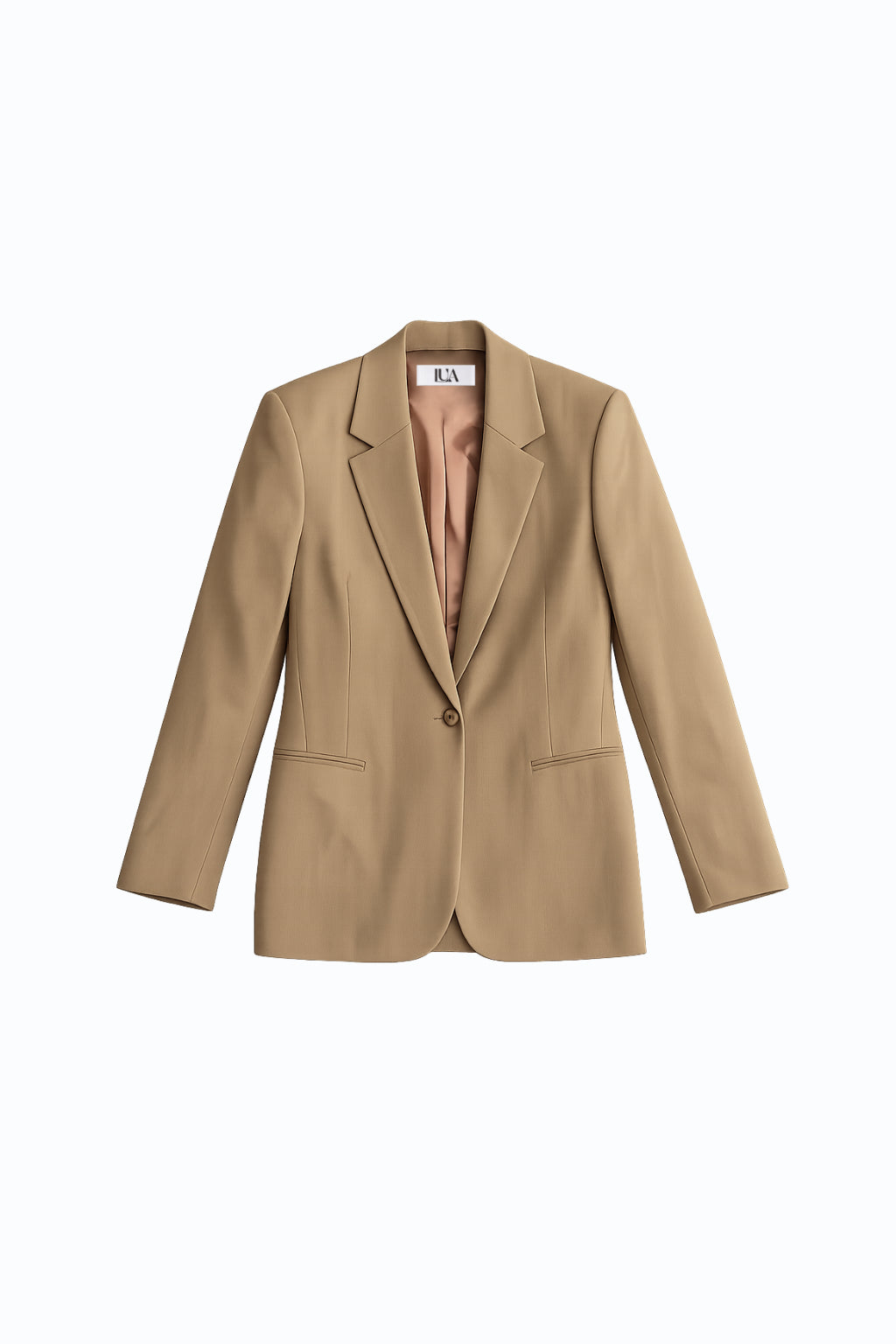 Blazer Over Botón - Caqui