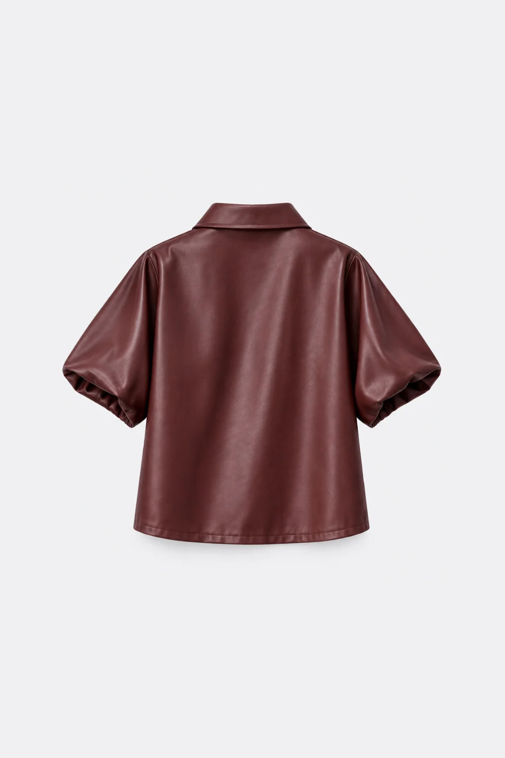 Chaqueta Polipiel Manga Globo