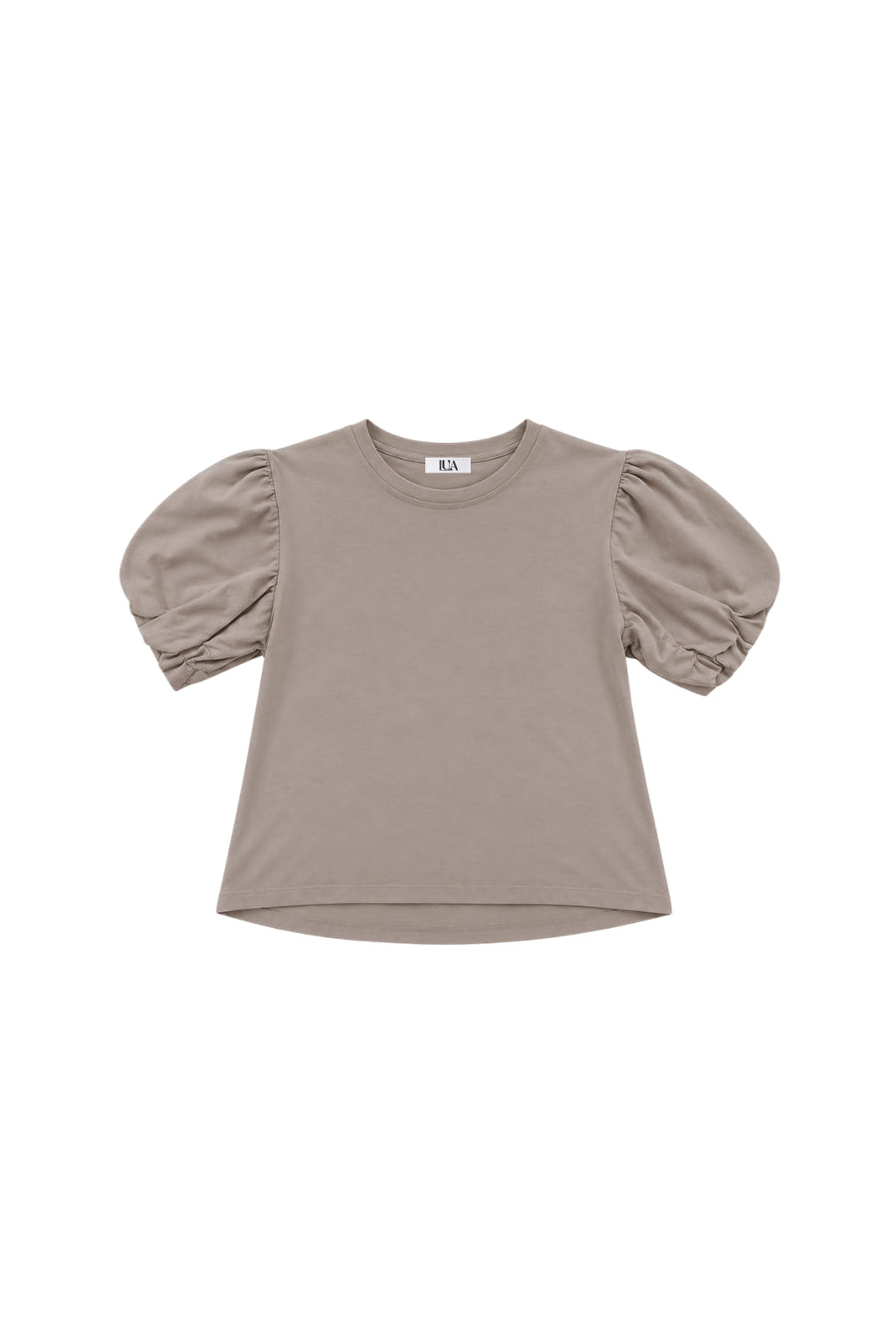Camiseta Manga Globo - Taupe