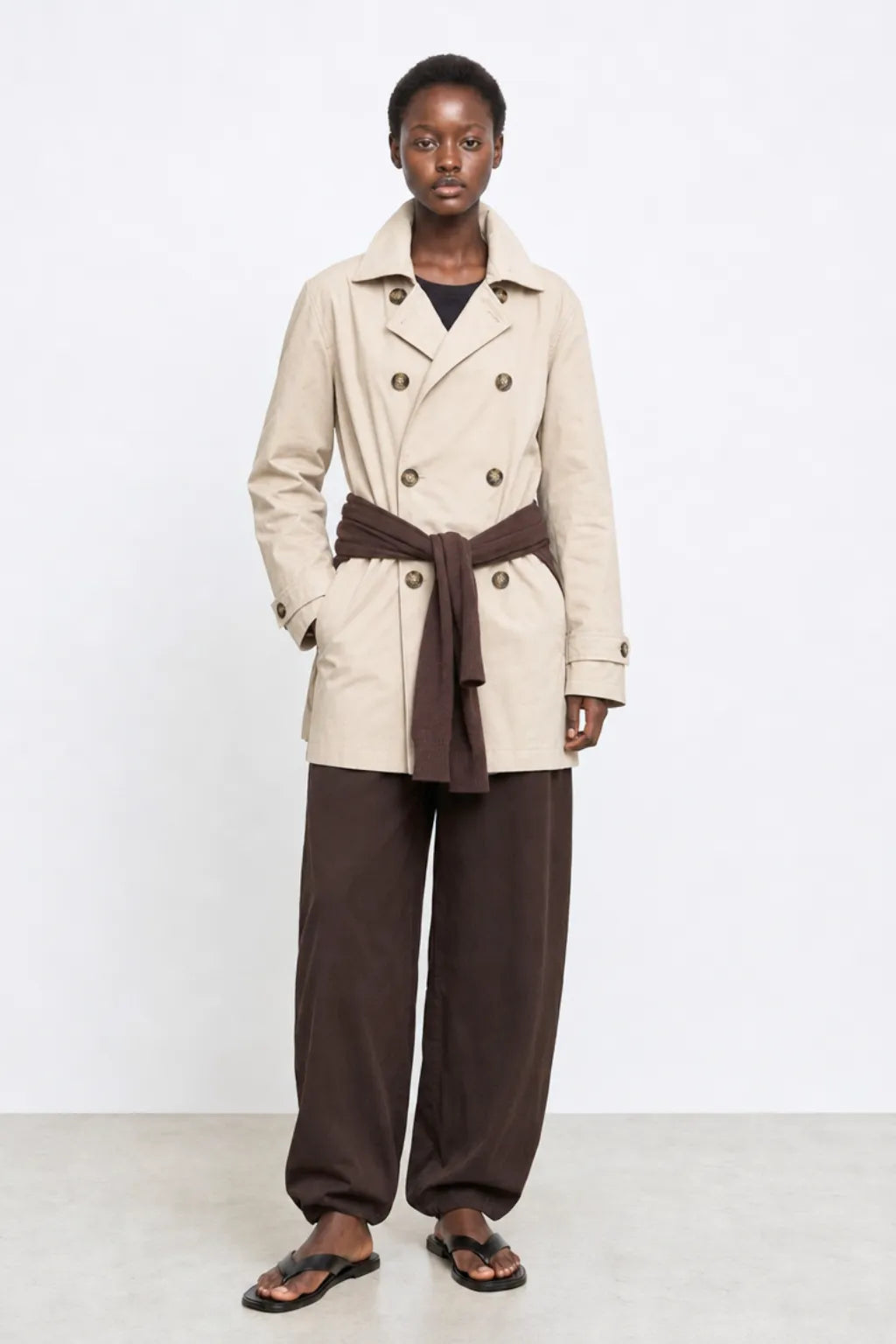 Cotton Balloon Trousers