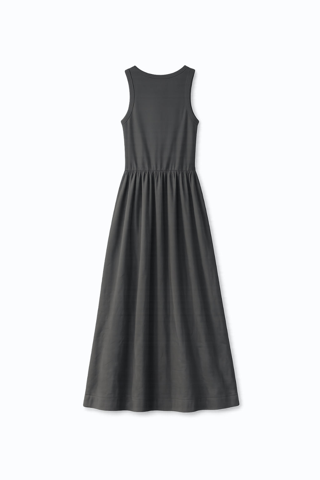 Vestido Largo Goma - Negro