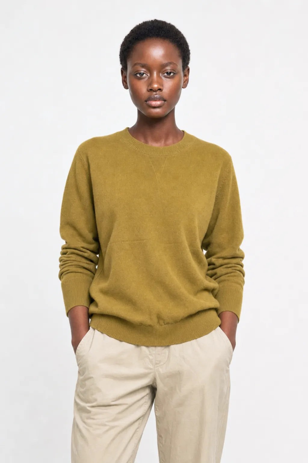 Fine Knit Round Neck Jumper