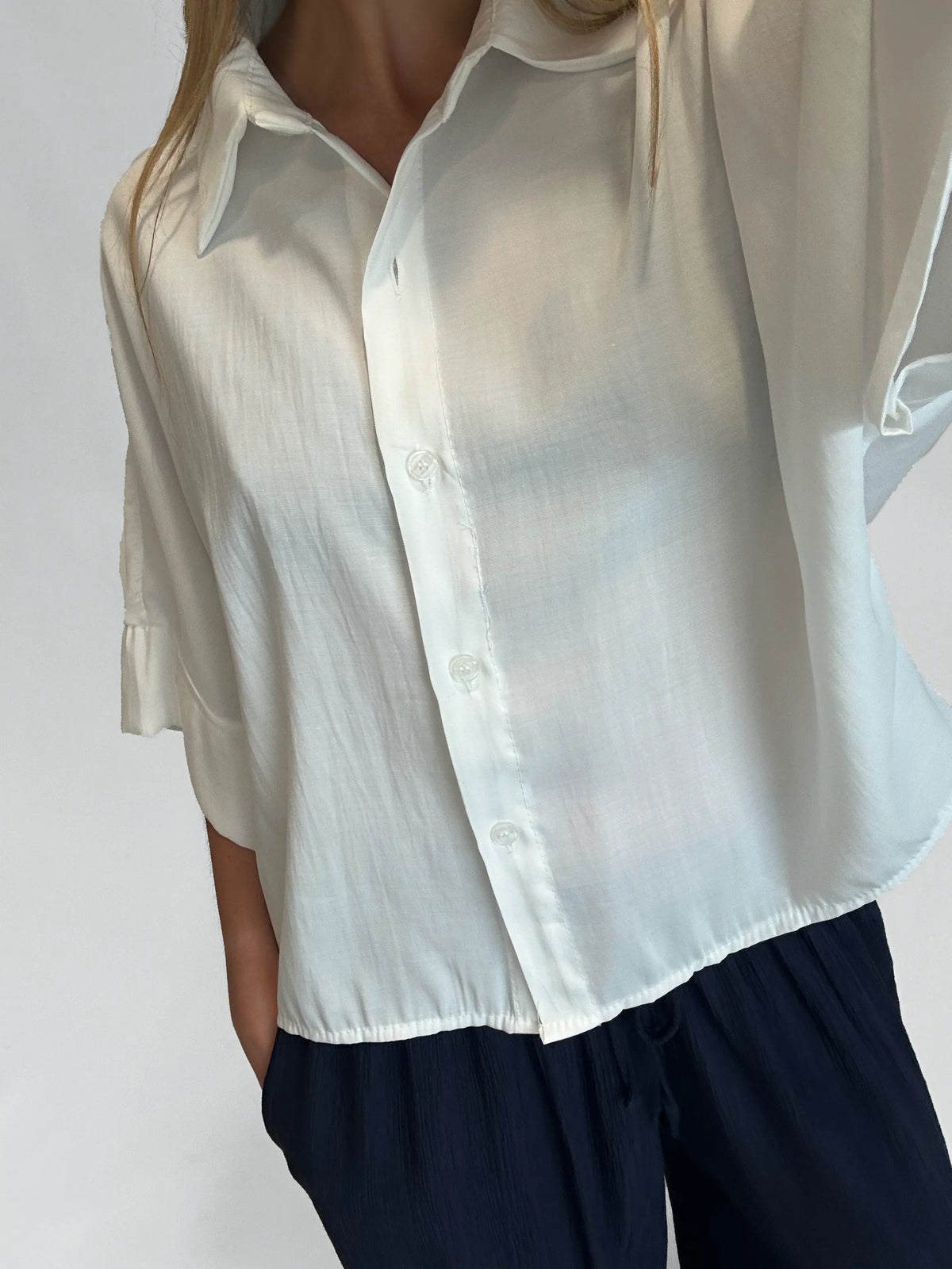 Camisa Murciélago - Blanco