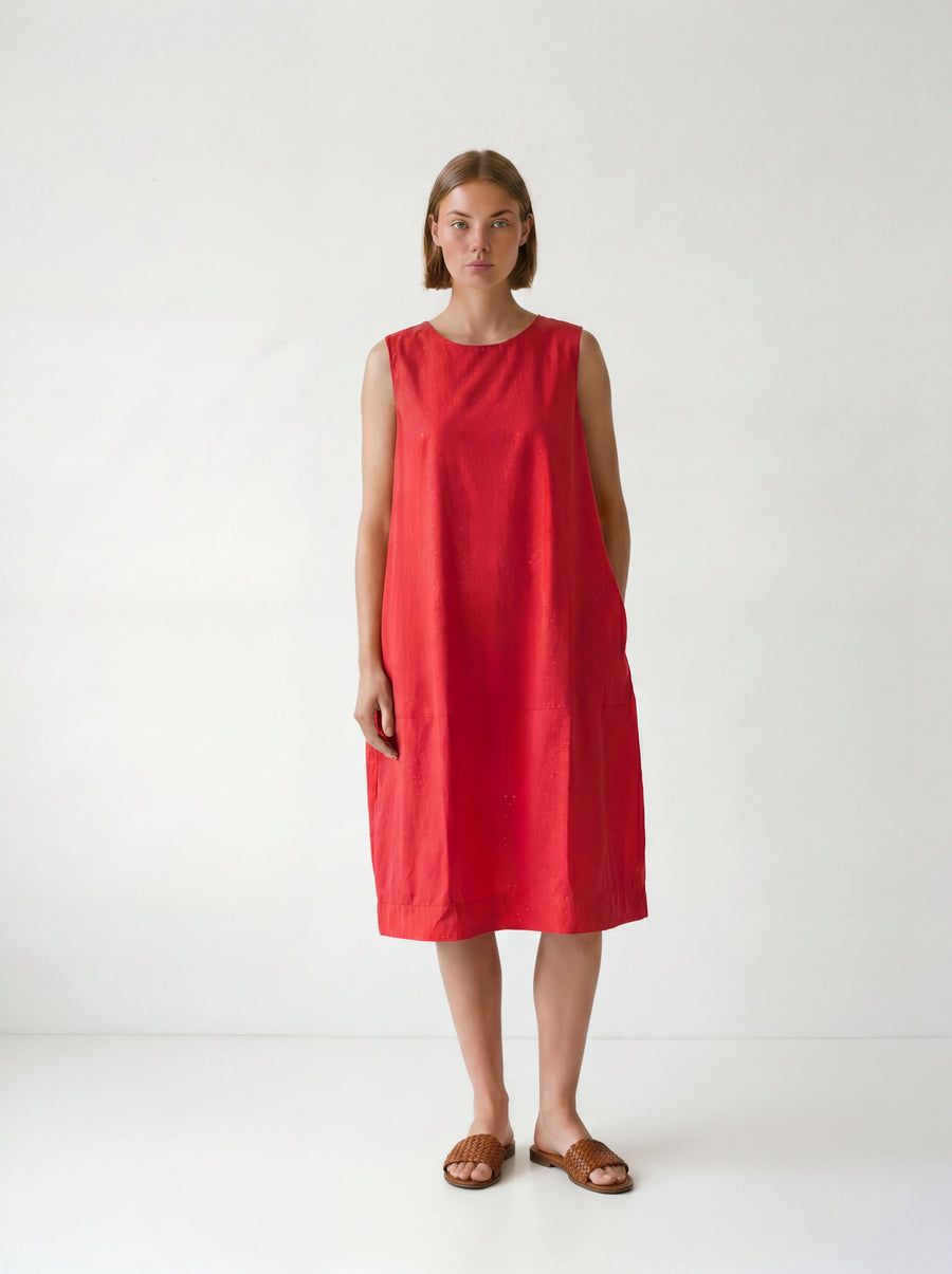 Vestido Tirante Estrella - Rojo