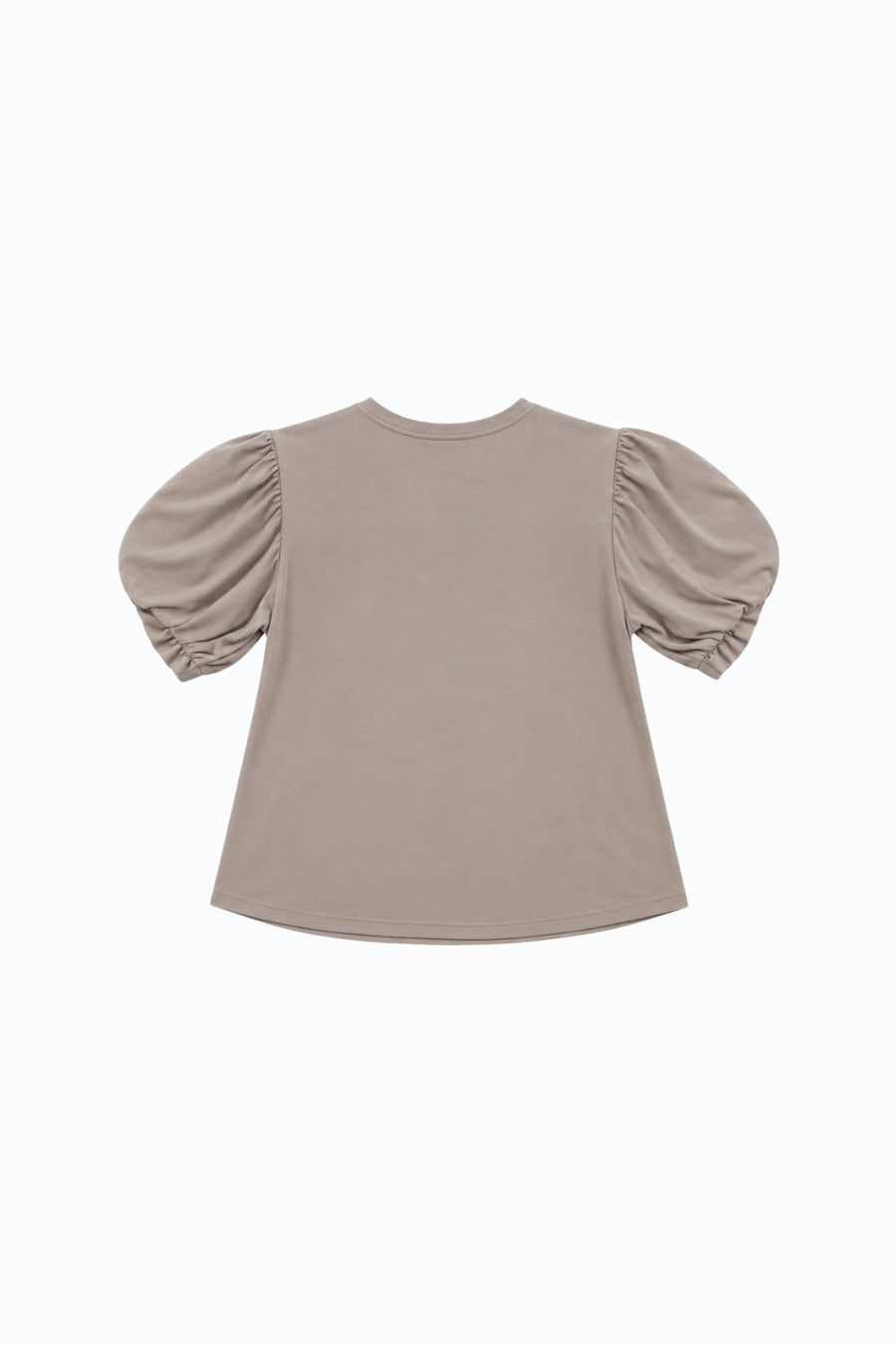 Camiseta Manga Globo - Taupe