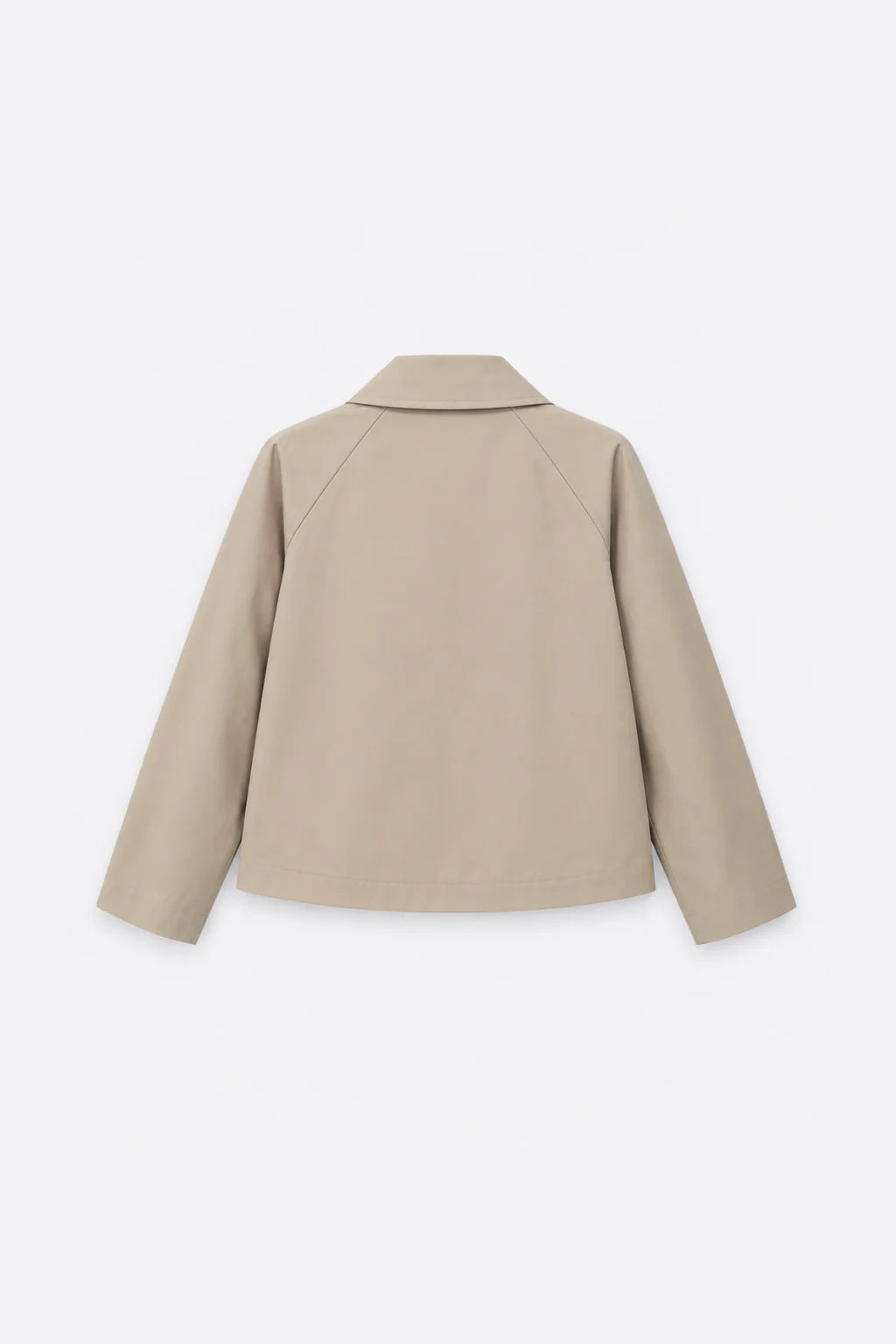 Gabardina Recta Corta