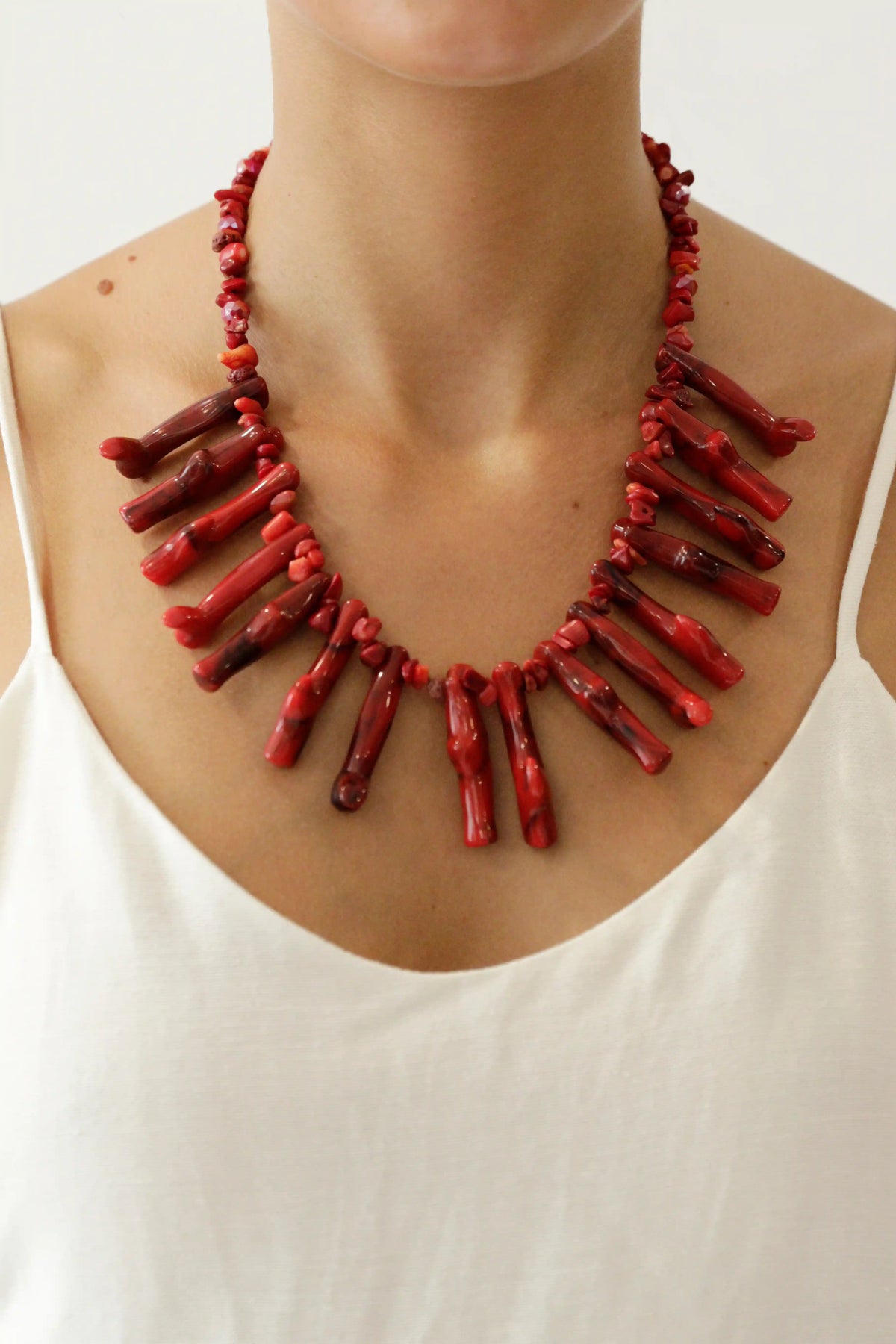Collar Corales - Rojo