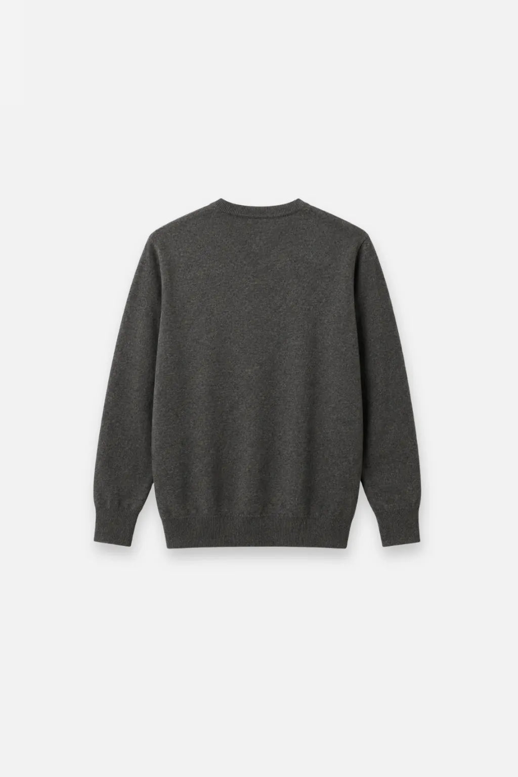 Fine-Knit V-Neck Sweater