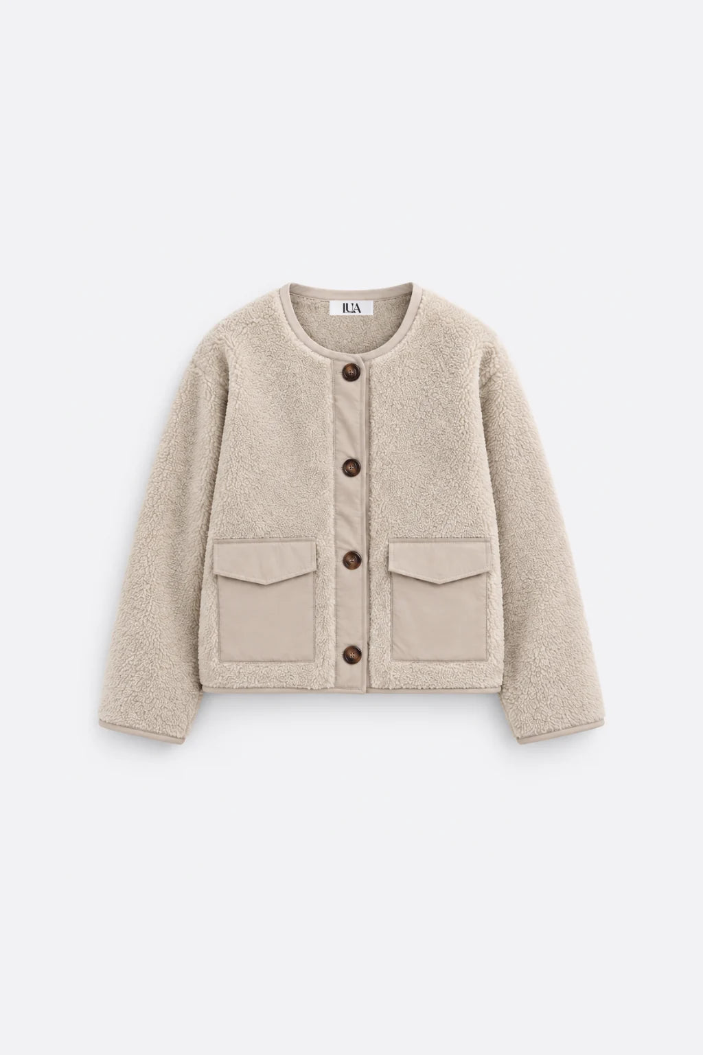 Chaqueta Borrego Combinada