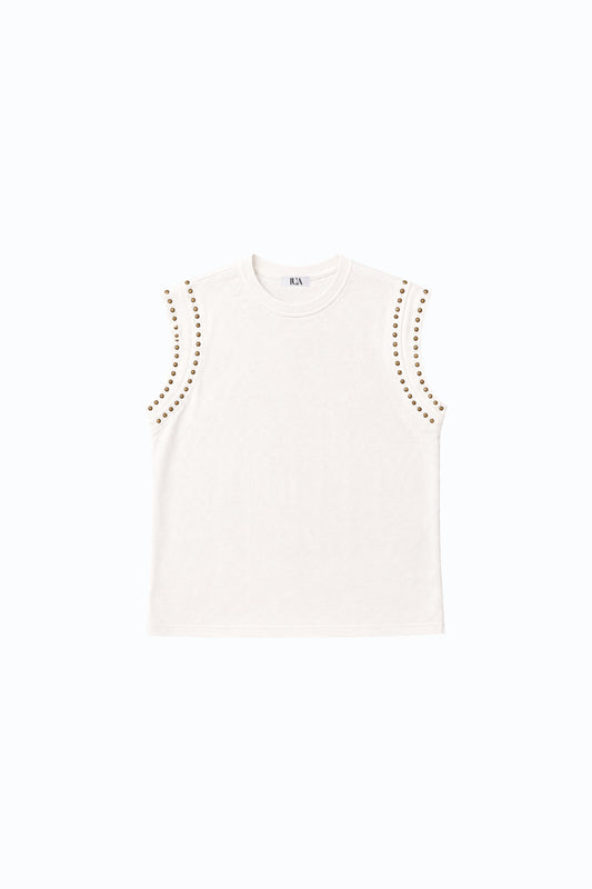 Camiseta Tachas Doble Manga