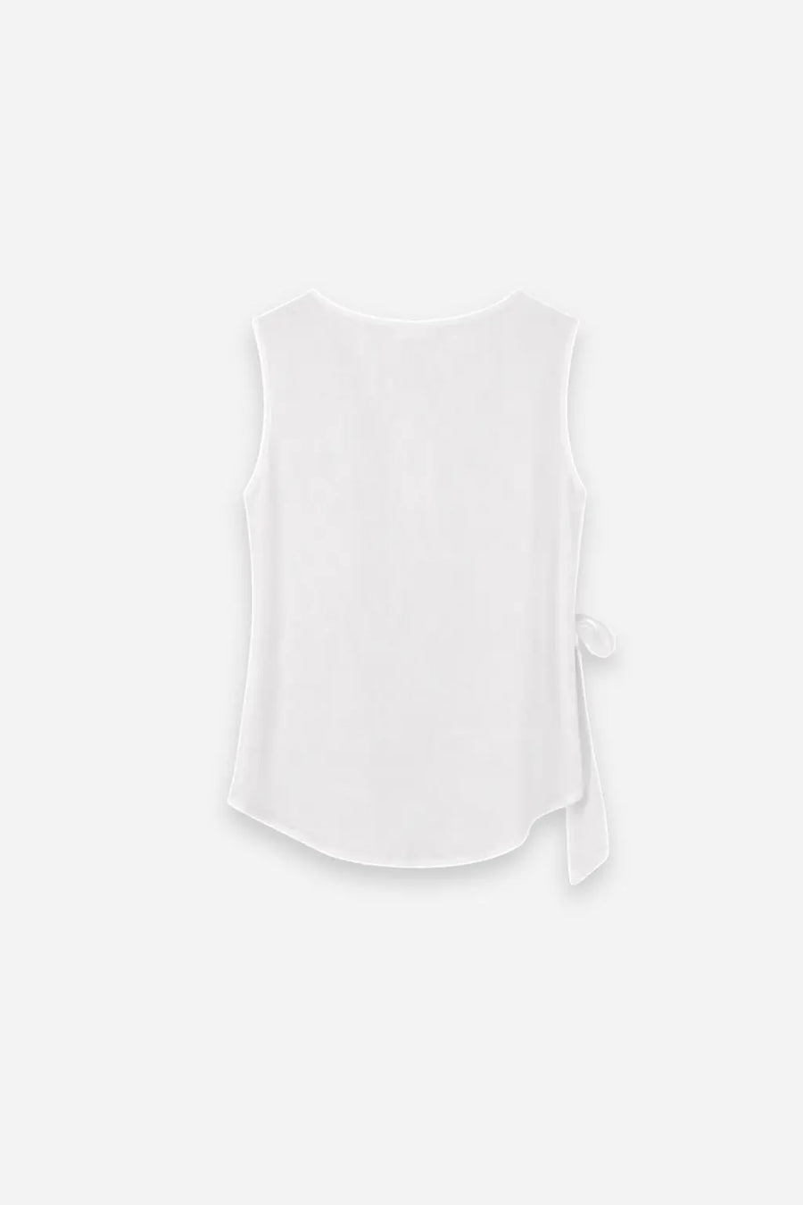 Blusa Lino Lazada - Blanco