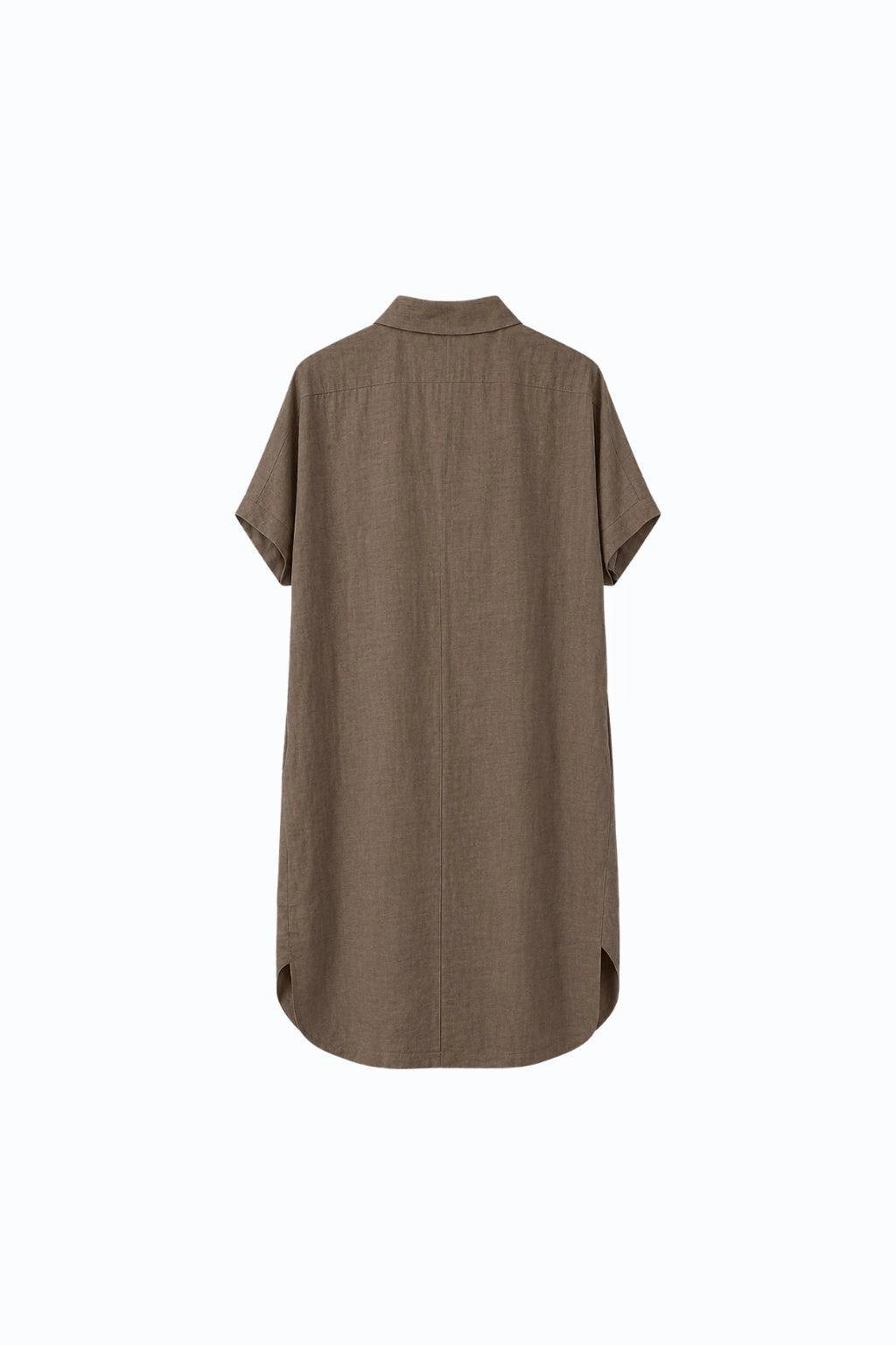 Vestido Camisero - Marrón Chocolate