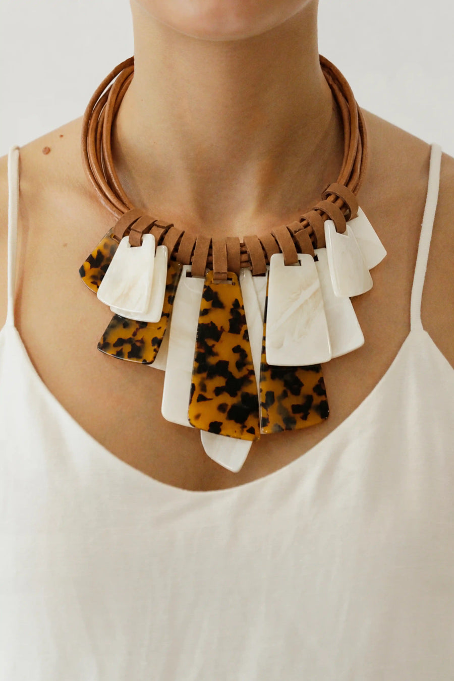 Collar Étnico - Marfil
