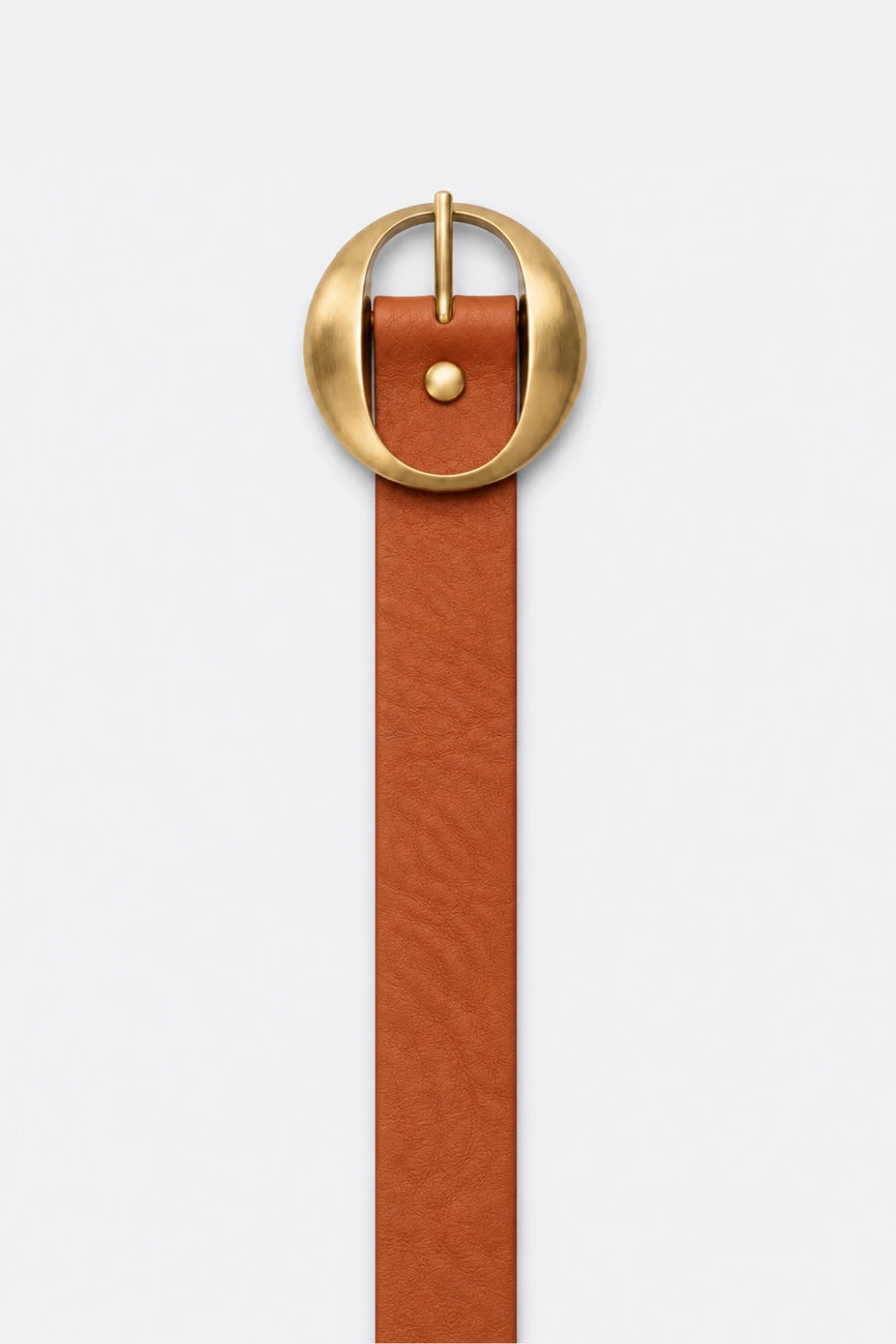 Milan Leather Belt - Camel