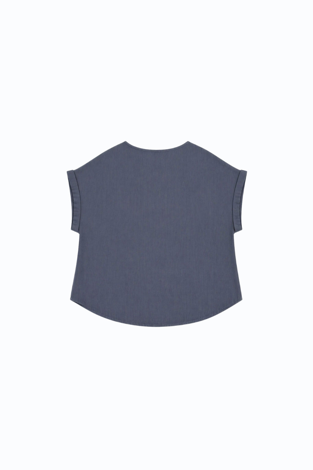 Blusa Cuello Redondo M/C - Marino