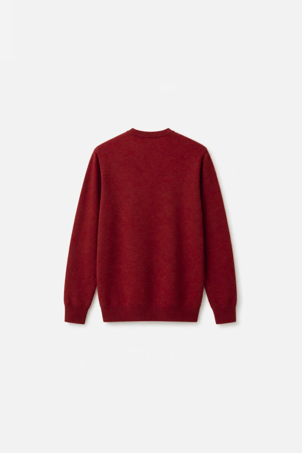 Fine-Knit V-Neck Sweater