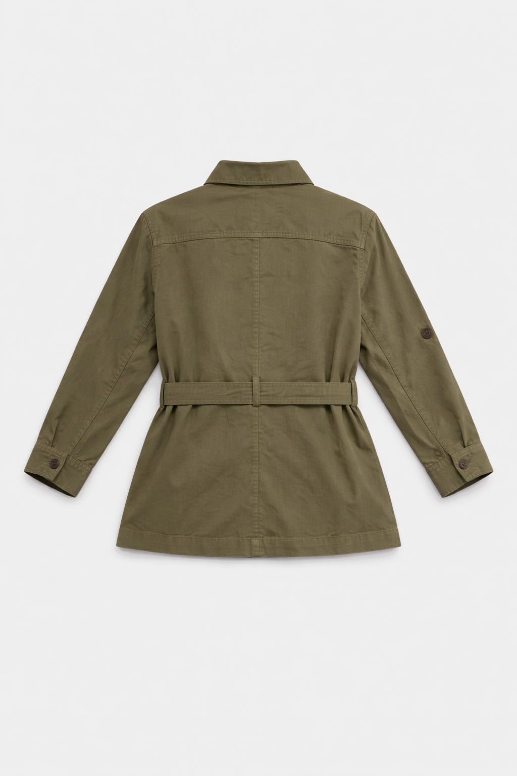 Chaqueta Sahariana Verde Caqui - Verde
