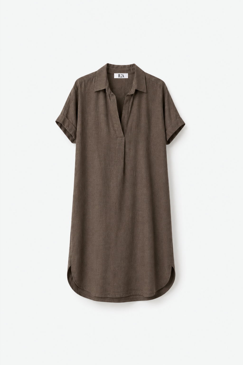 Vestido Camisero - Marrón Chocolate
