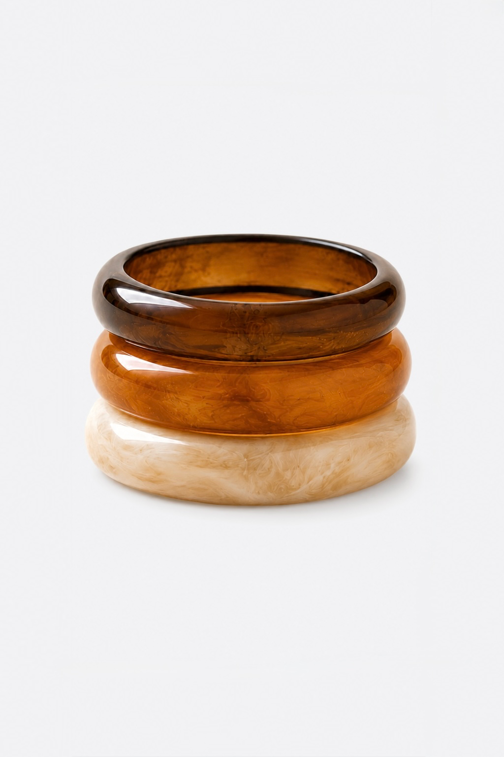 Pulsera Resina Triple - Tierra