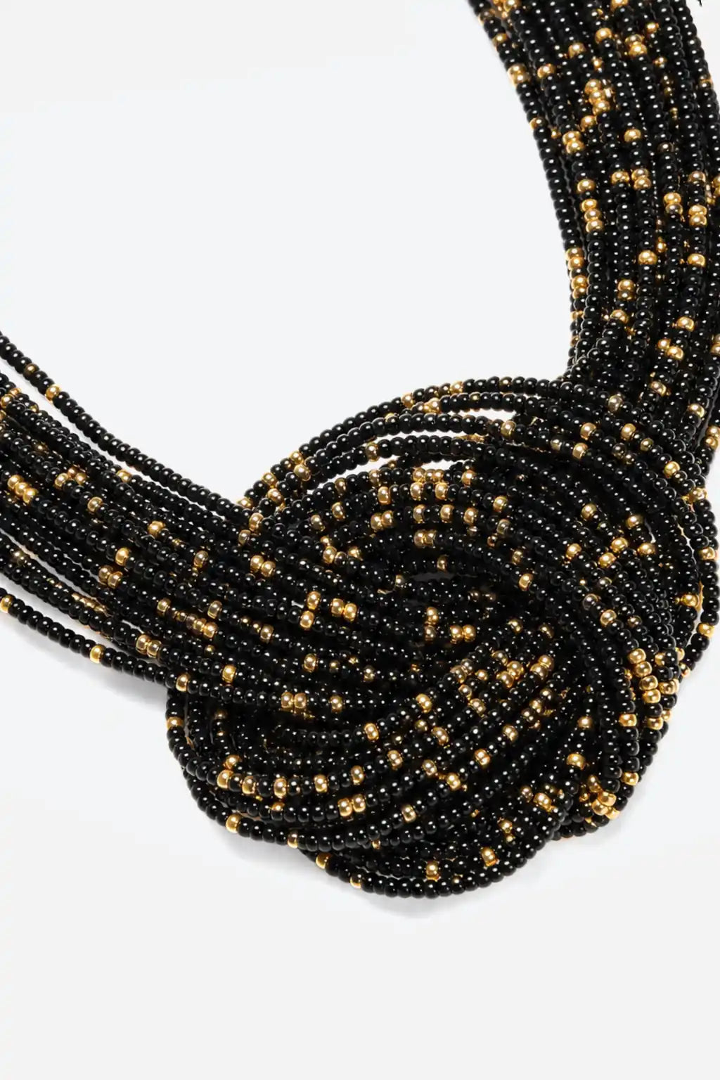 Collar Cuentas Nudo