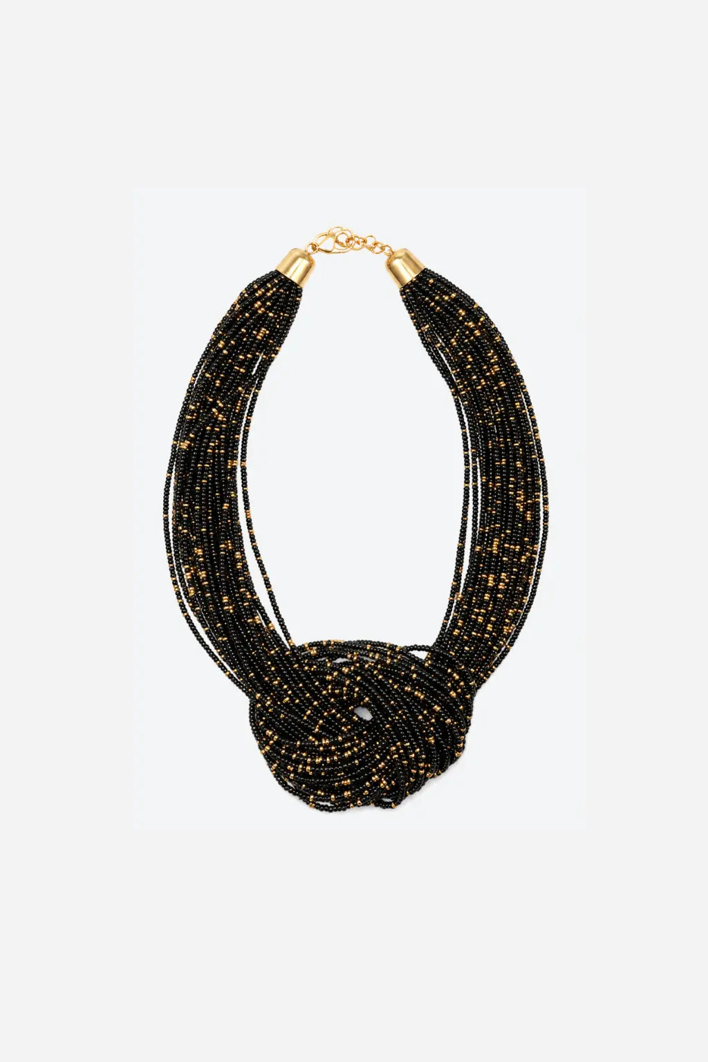 Collar Cuentas Nudo