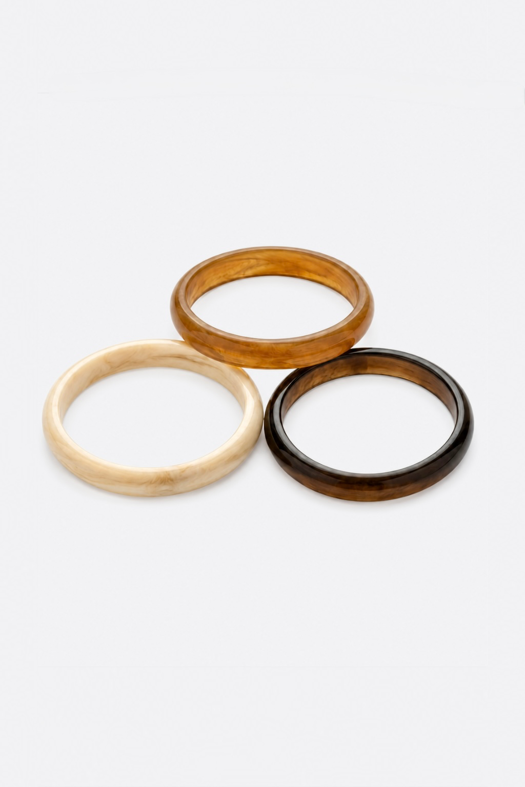 Pulsera Resina Triple - Tierra