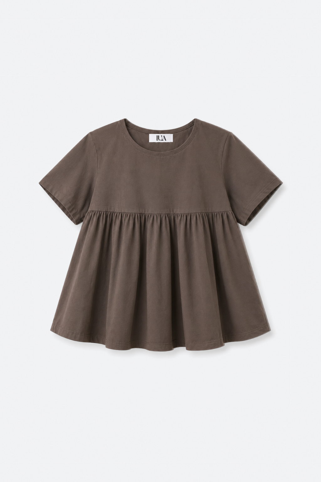 Blusa Baby Doll - Marrón Chocolate