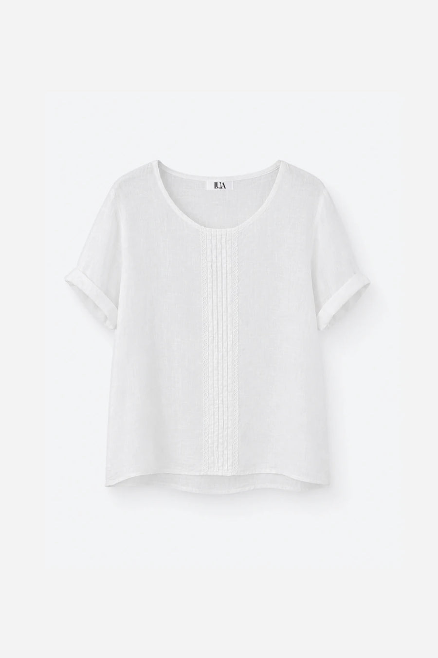 Blusa Lino Detalle Bordado - Blanco