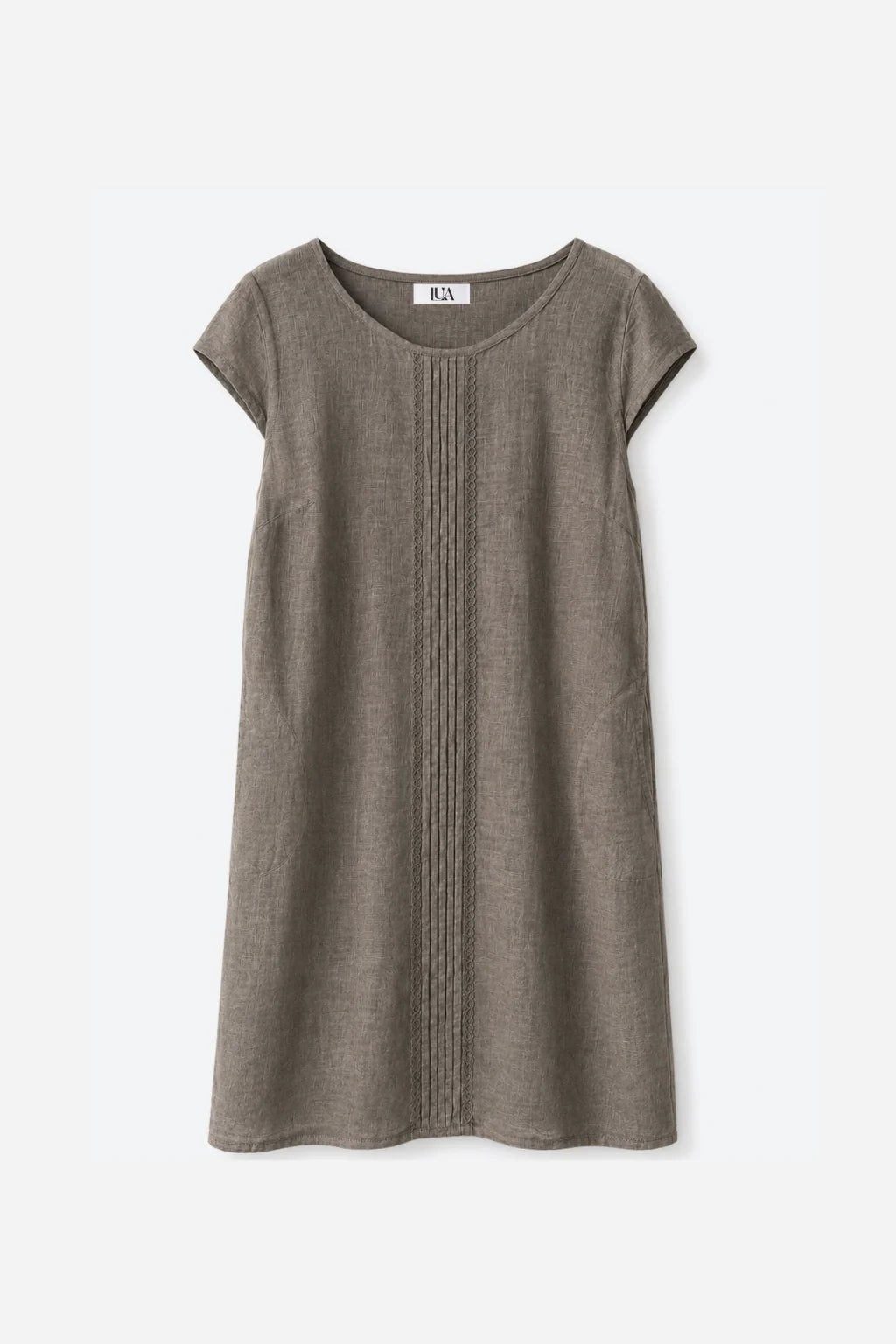Vestido Lino Mykonos - Taupe