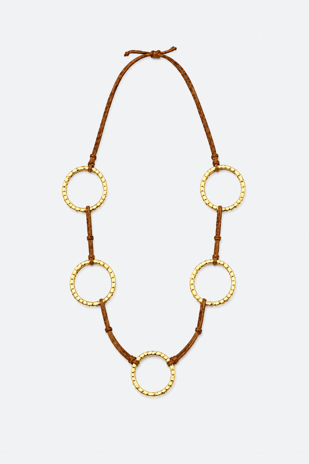 Collar Aros - Marrón