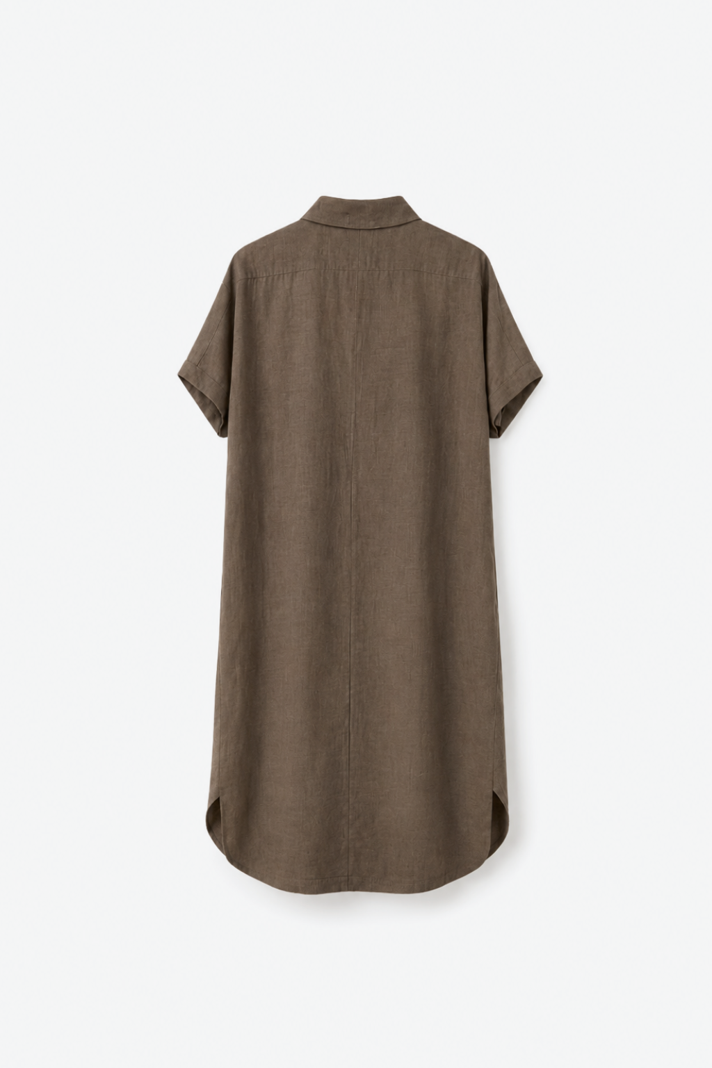 Vestido Camisero - Marrón Chocolate