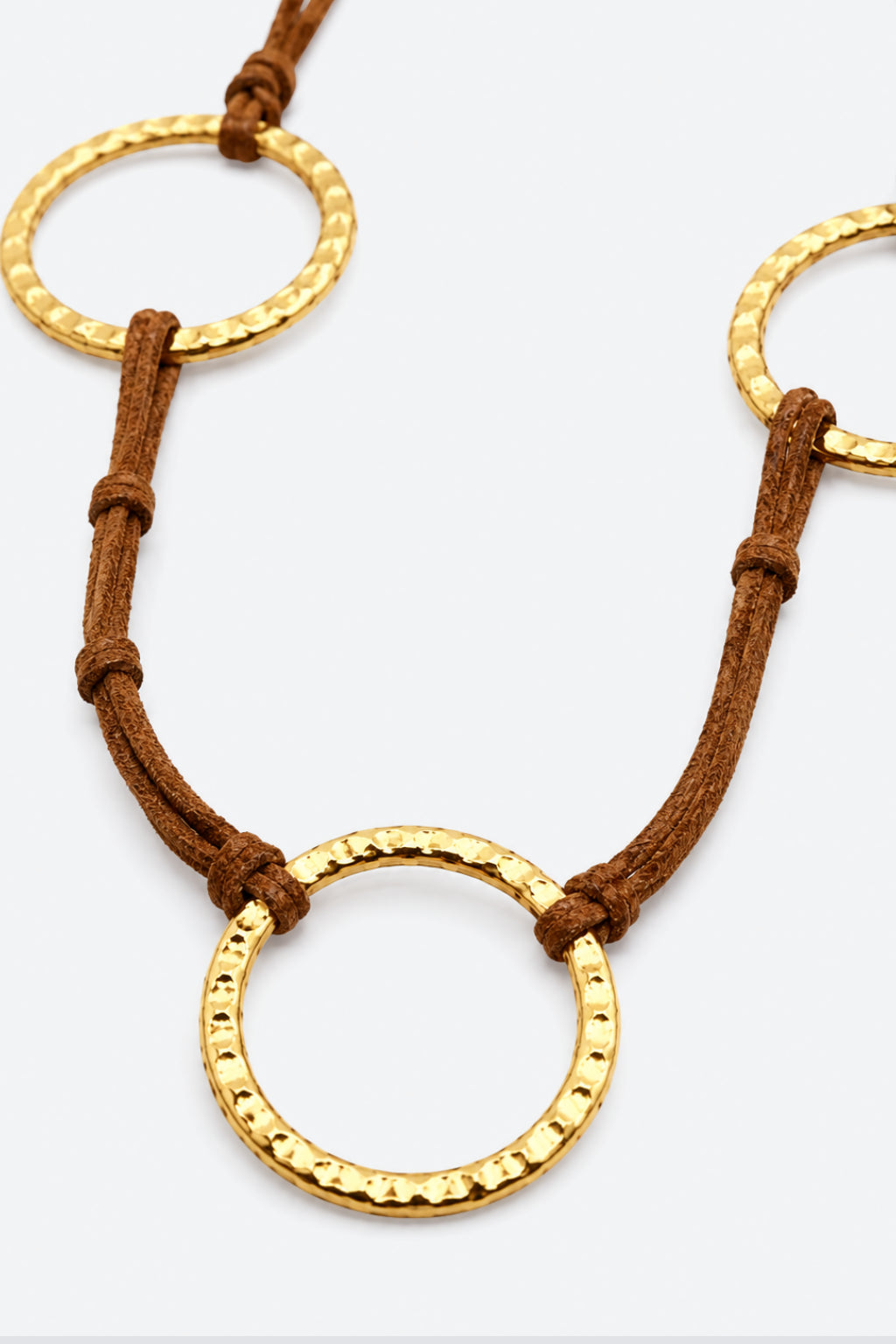 Collar Aros - Marrón