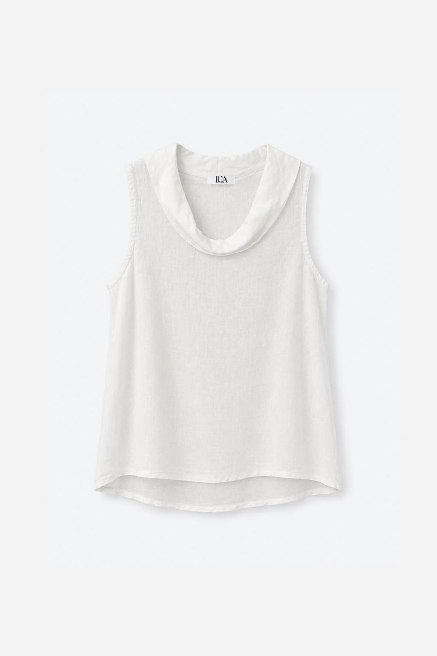 Blusa Lino Cuello Barco - Blanco