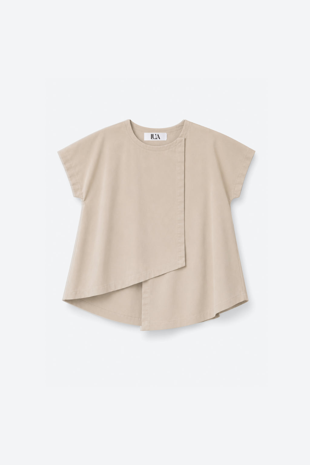 Camiseta Estrella Asimétrica - Piedra