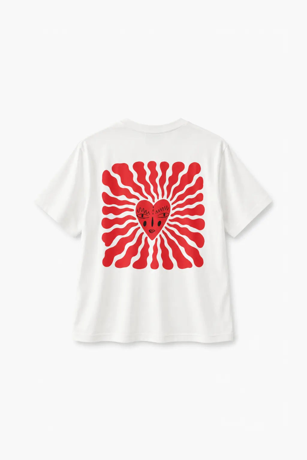 Camiseta Corazón - Blanco
