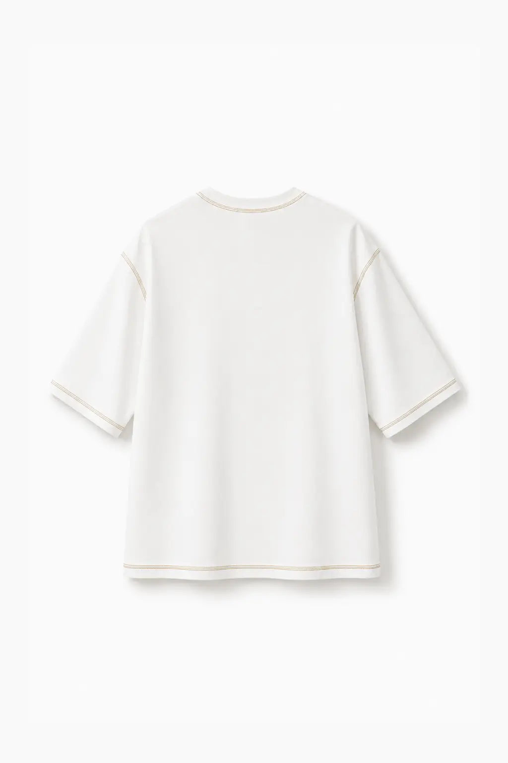 Camiseta Costura - Blanco