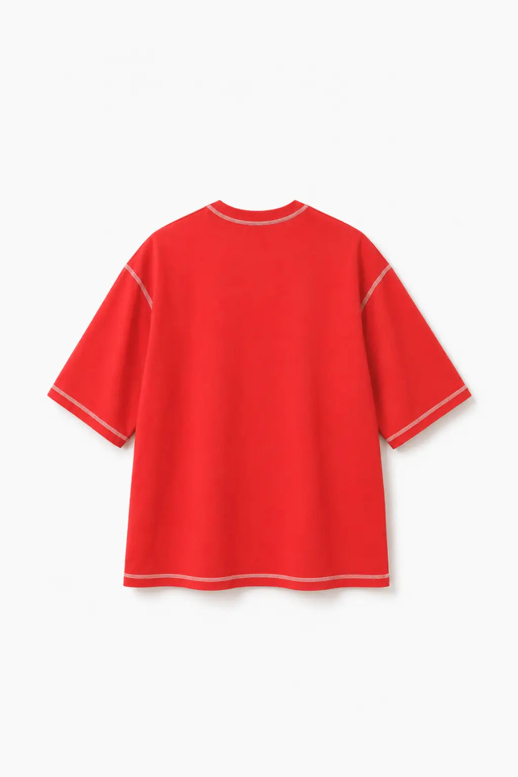 Camiseta Costura - Rojo