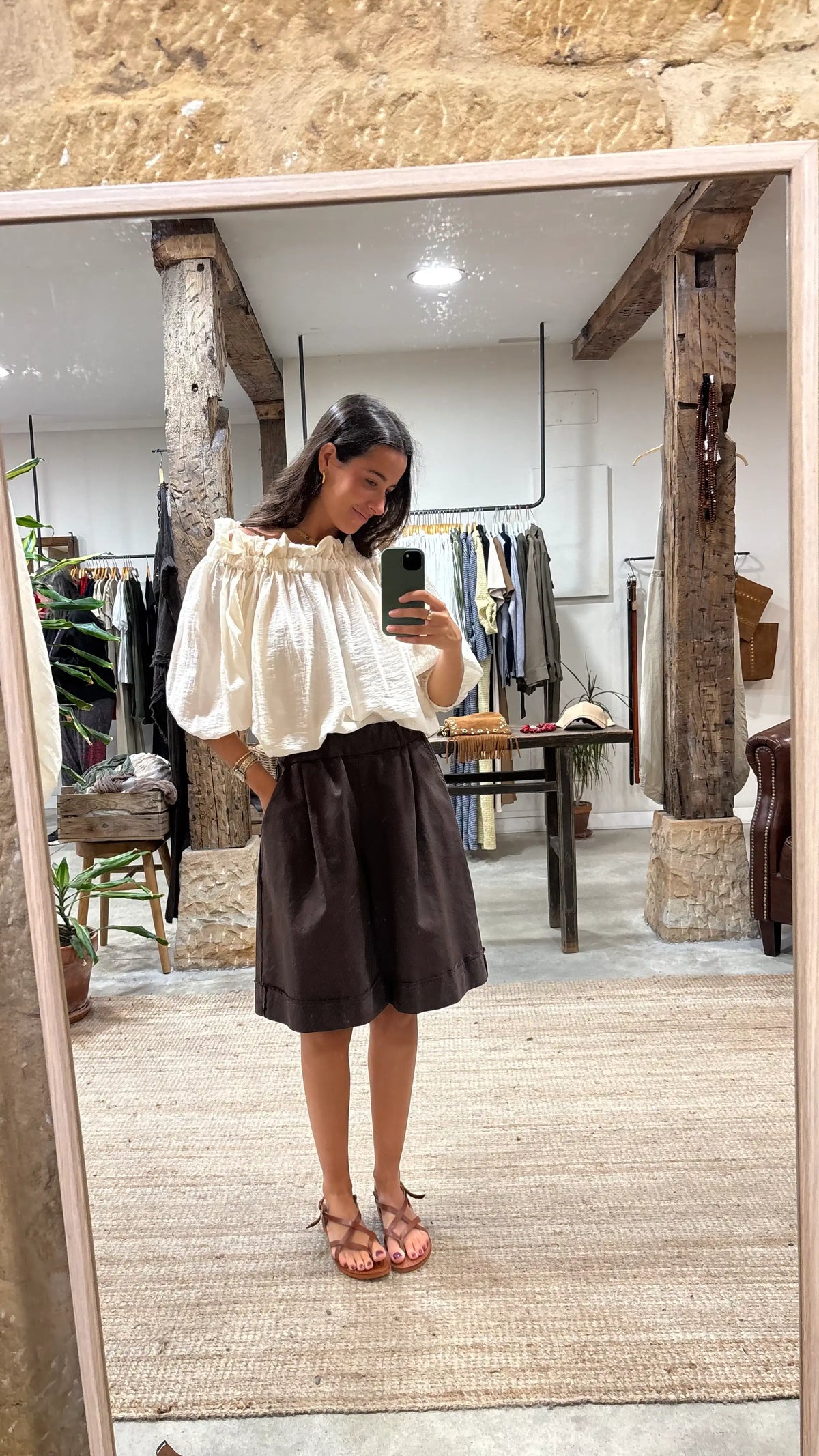 Blusa Romana - Crudo