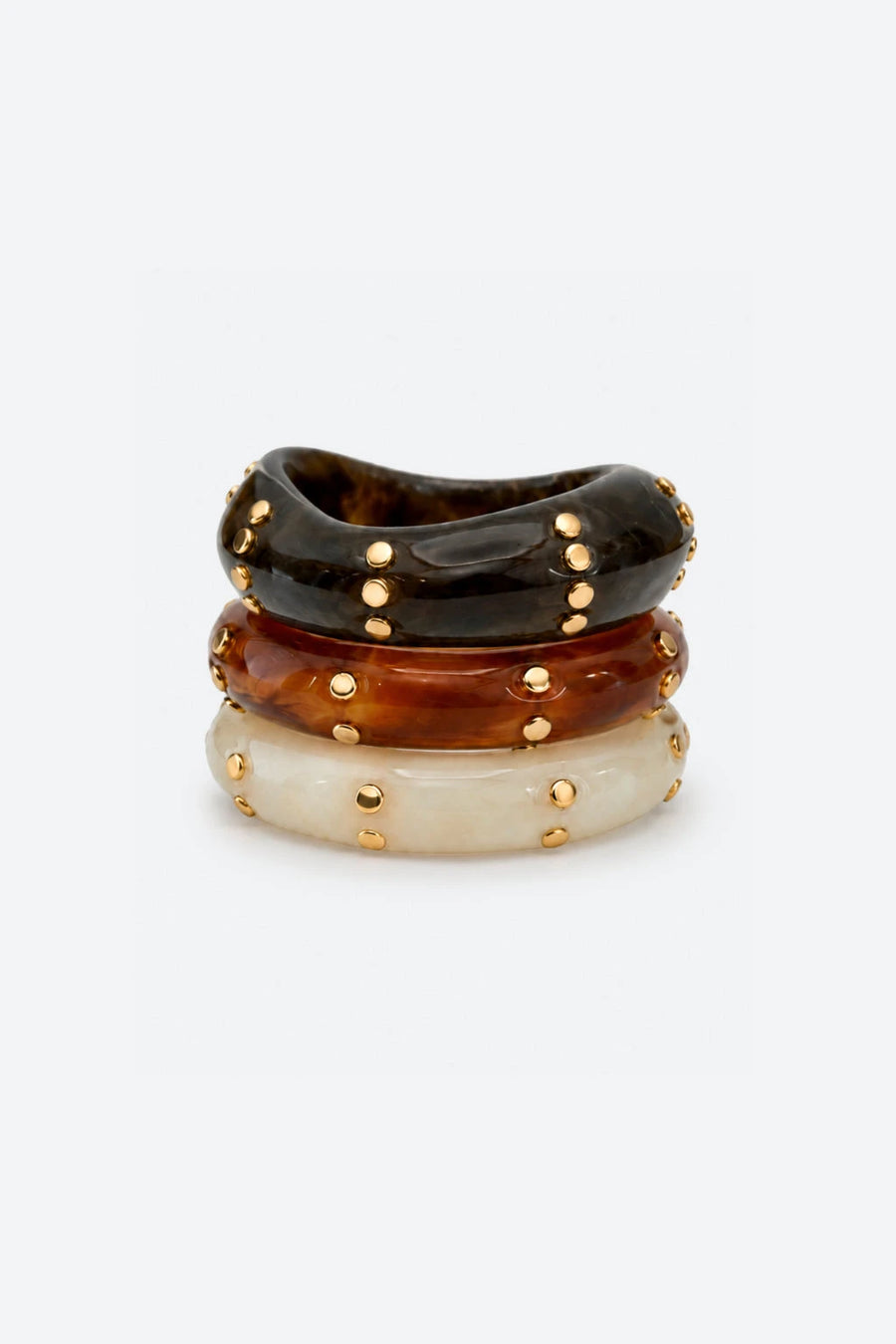 Pulsera Triple Tachas - Multicolor