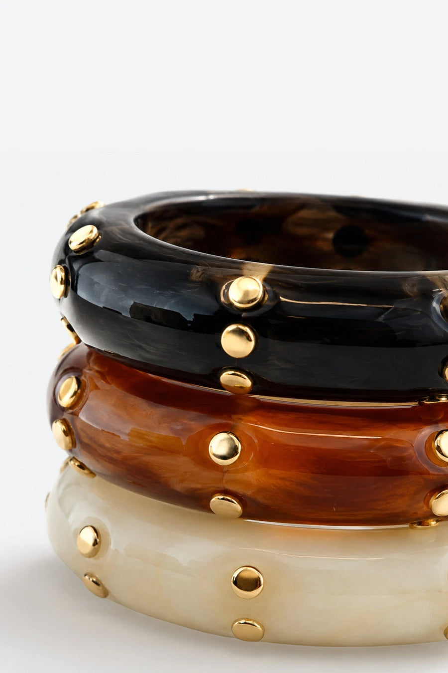 Pulsera Triple Tachas - Multicolor