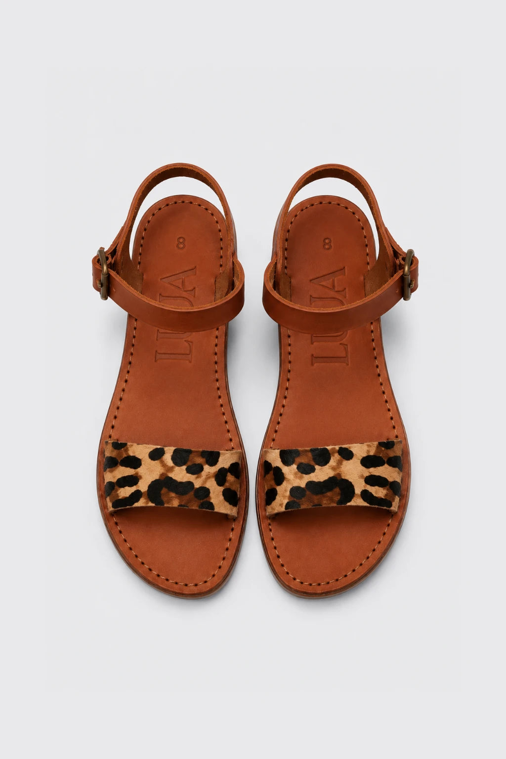 Sandalia Tobillera Leopardo