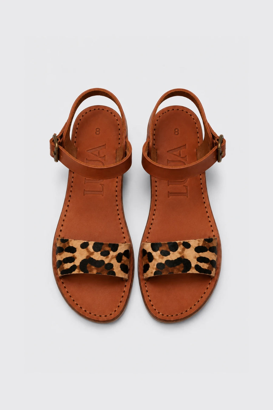 Sandalia Tobillera Leopardo
