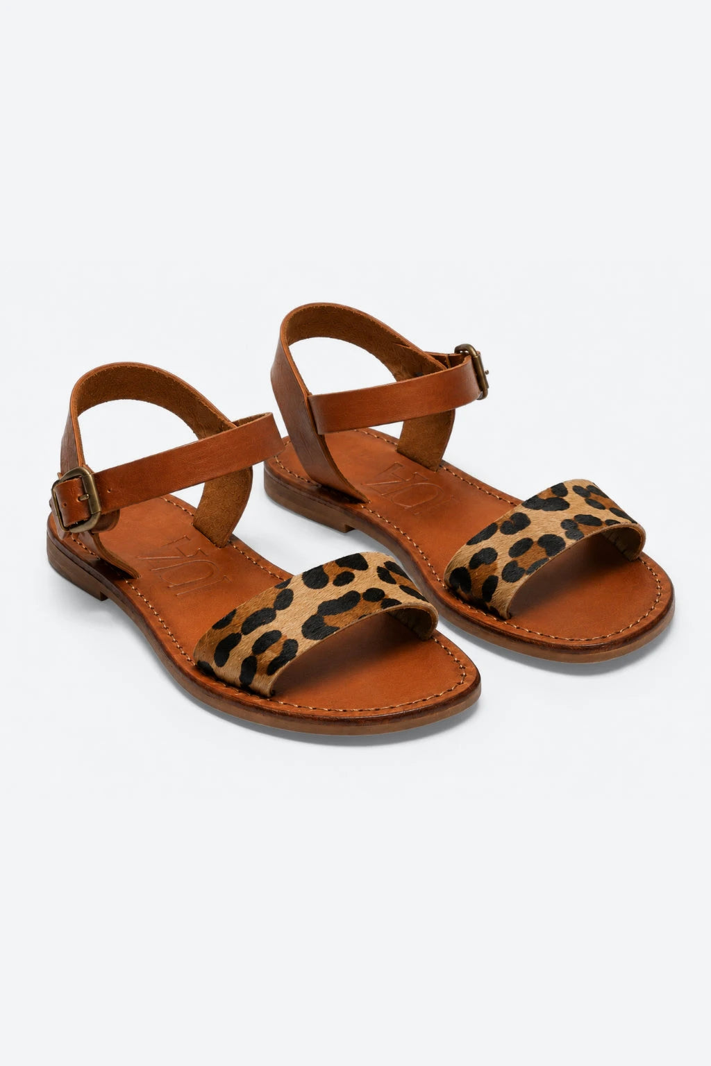 Sandalia Tobillera Leopardo