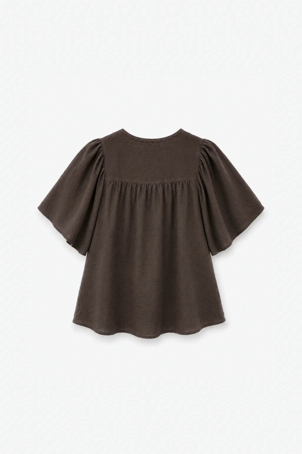 Blusa Manga Fluida Lino