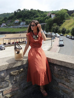 Vestido Tira Algodón